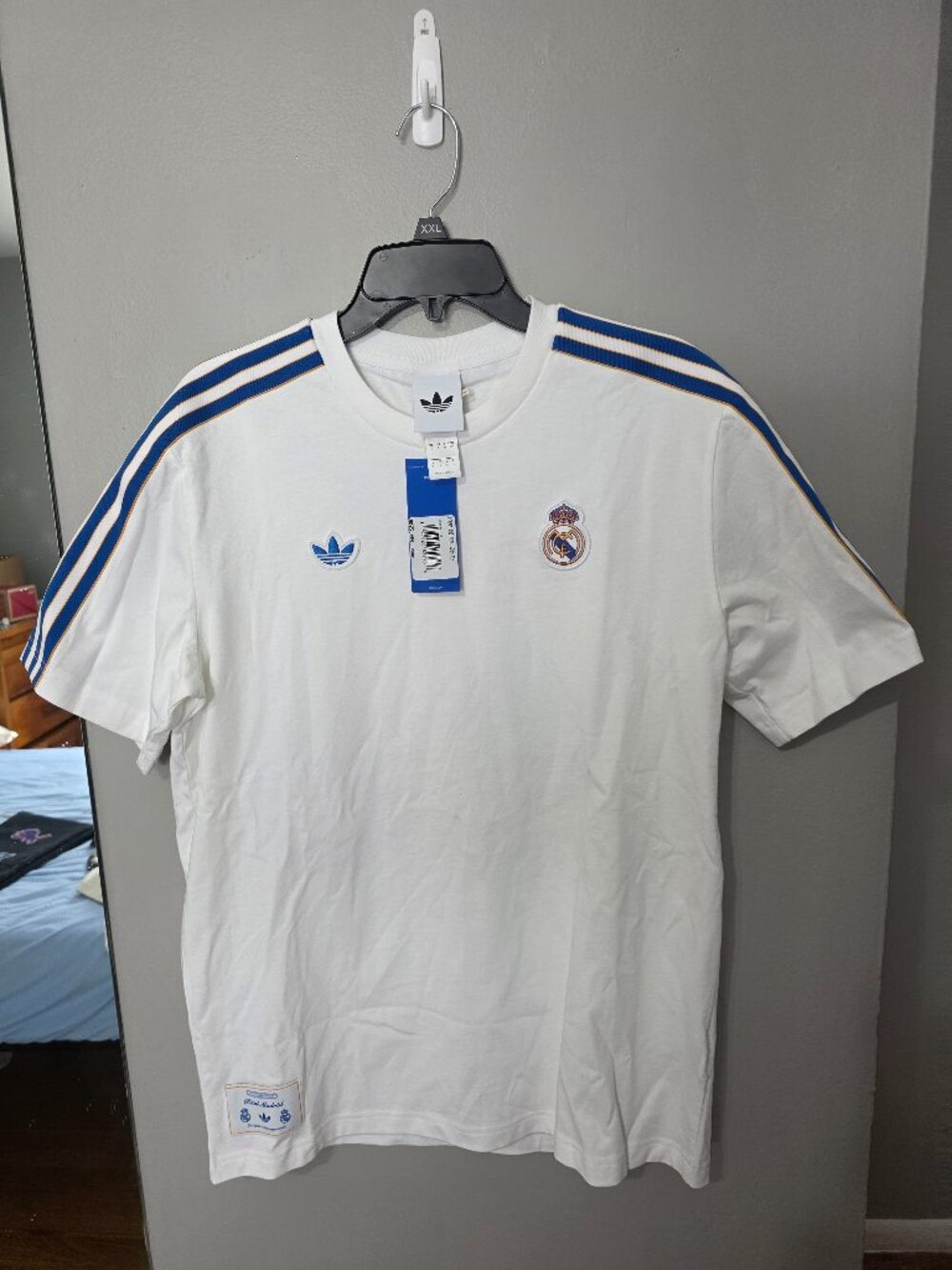 Adidas REAL MADRID Soccer T-Shirt Mens Small